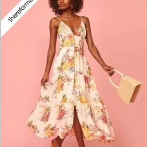 Reformation Jaden Dress in Bouquet, Size 12